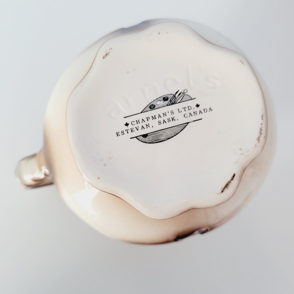 Arnel's Pottery Vintage Ceramic Water Jug Pitcher Chapman's Limited - Picture 13 of 16